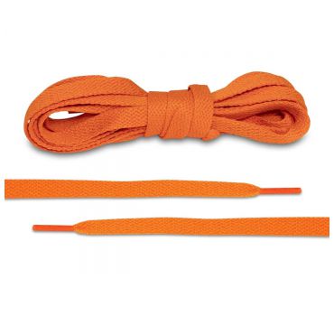 Schnürsenkel orange 1 flach 