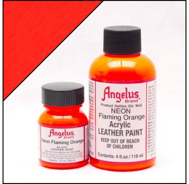Angelus Lederfarbe Feuer Orange