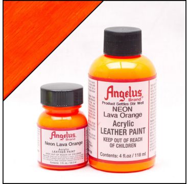 Angelus Lederfarbe Lava Orange