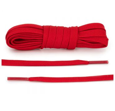 Schnürsenkel basketball rot flach