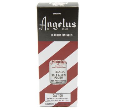 Angelus Politur für Sohlen und Absätze, schwarz 